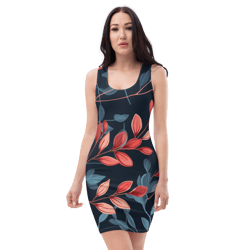 all over printed women cut and hand sewn made especially bodycon dress fitted dresses sleeveless sexy party wear