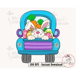Easter Truck Png, Easter Png, Easter Rabbit Png, Easter Bunny, Happy Easter, Sublimation Png, Easter Graphics, Happy Eas