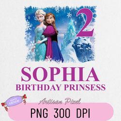 Frozen birthday Png,Custom Png, personalized Frozen custom Png, family Png,birthday Png, kids custom birthday Png