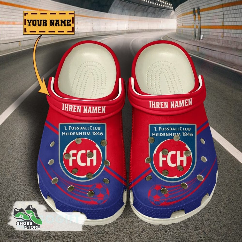 Personalized 1. FC Heidenheim Crocs, 1. FC Heidenheim Merch.jpg