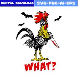 chicken mashup michael myers what halloween svg, chicken halloween svg, michael myers svg, halloween svg, png eps file