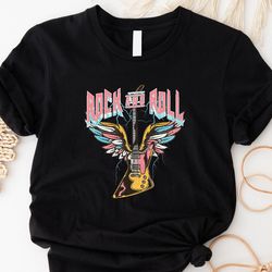 Rock & Roll Shirt, Music lover tee, Vintage Style