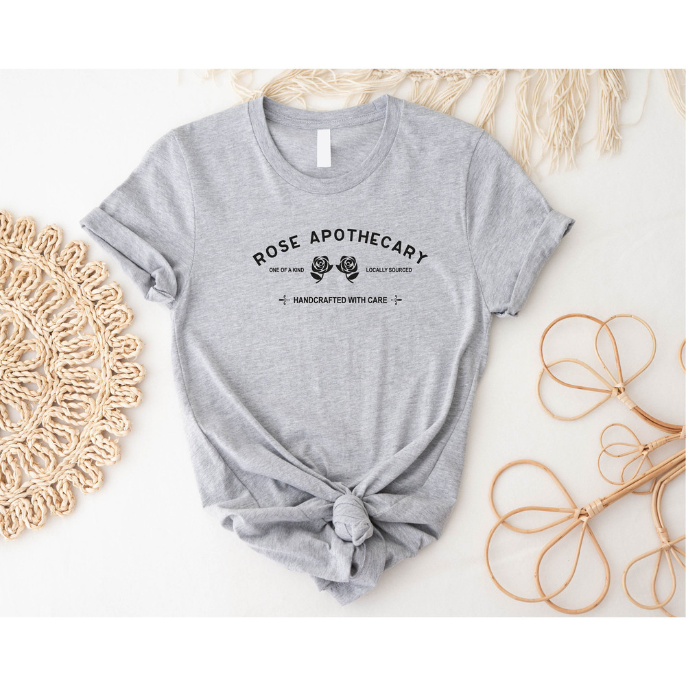 Rose Apothecary Shirt, Schitt Creek Shirt, Rosebud Motel Shirt, Handcrafted with Care, Moira Rose Shirt, David Rose Shirt, Schitt Creek Gift - 3.jpg