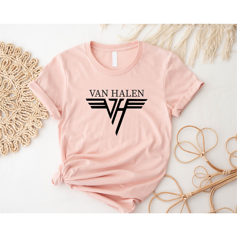 Van Halen Shirt, Van Halen Band Tee, Edie Van Halen Shirt, 80s Band Shirt, Rock and Roll Music Shirt, Van Halen Gift Band Tee for and Women - 3.jpg