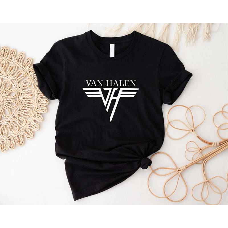 Van Halen Shirt, Van Halen Band Tee, Edie Van Halen Shirt, 80s Band Shirt, Rock and Roll Music Shirt, Van Halen Gift Band Tee for and Women - 4.jpg