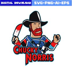 Chucky Norris Svg, Chucky Svg, Horror Movies Svg, Halloween Svg, Png Eps File