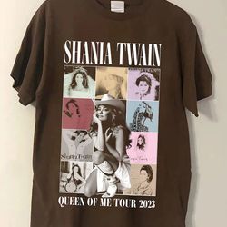 shania twain queen of me tour 2023 shirt, shania twain tshirt, shania twain fans shirt gift for fan, men, women unisex t