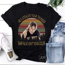 keith urban hes stealing your thunder baby blue aint your color vintage t-shirt, keith urban shirt, for keith urban love