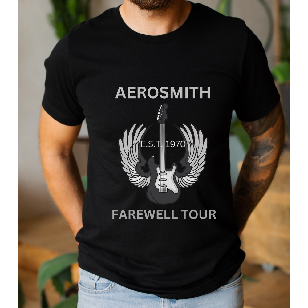 AEROSMITH PEACE OUT farewell Tour 2023, Aerosmith Farewell Tour T-Shirt, American Rock Band Shirt - 1.jpg