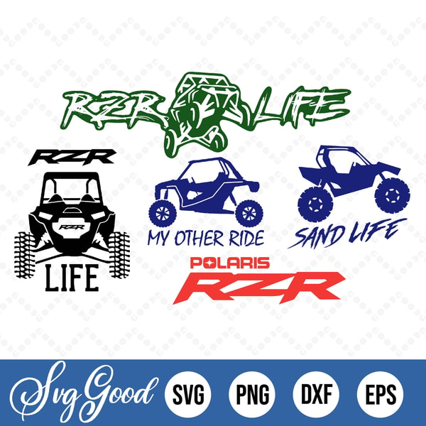 RZR Life Svg, Side by side SVG/PNG images for instant downlo | Inspire ...