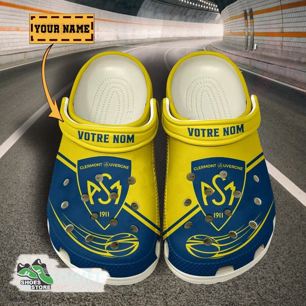 Personalized ASM Clermont Auvergne Crocs, ASM Clermont Auvergne Merch.jpg