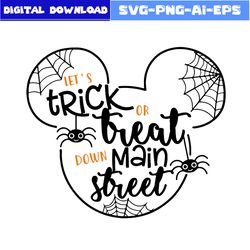 Disney Mickey Halloween Svg, Mickey Mouse Svg, Disney Halloween Svg, Disney Svg, Halloween Svg, Png Eps File