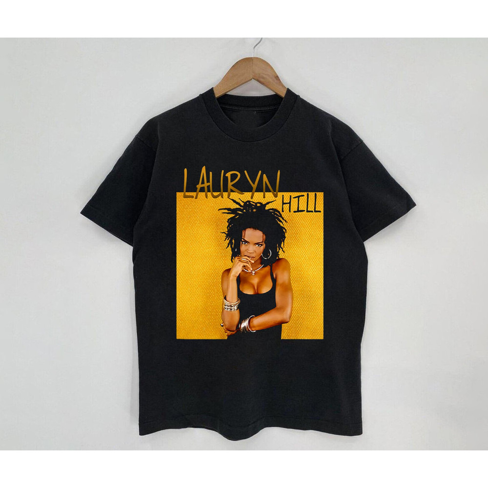 Vintage Bootleg Inspired Tee, Vintage Lauryn 90s Black Shirt, Lauryn Retro Art T- Shirt, Lauryn Shirt, Rapper Legend Singer Music T-shirt - 1.jpg