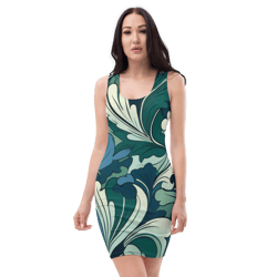 all over printed women cut and hand sewn made especially bodycon dress fitted dresses sleeveless sexy party wear