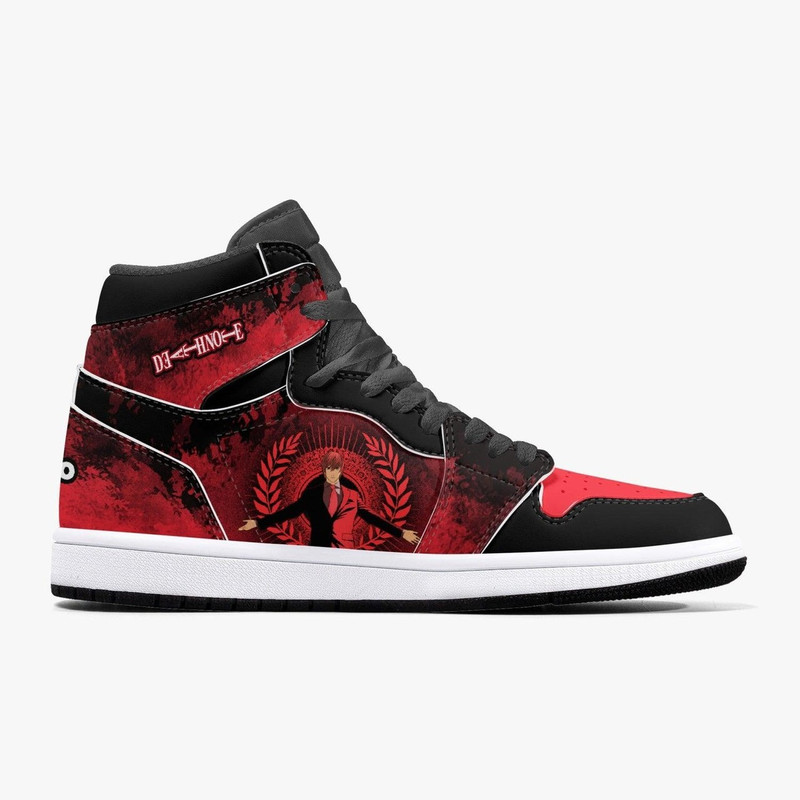 Death Note Kira Red JD1 Shoes, Sakata Gintoki Gintama Jordan 1 Shoes, Sakata Gintoki Gintama Sneaker Shoes