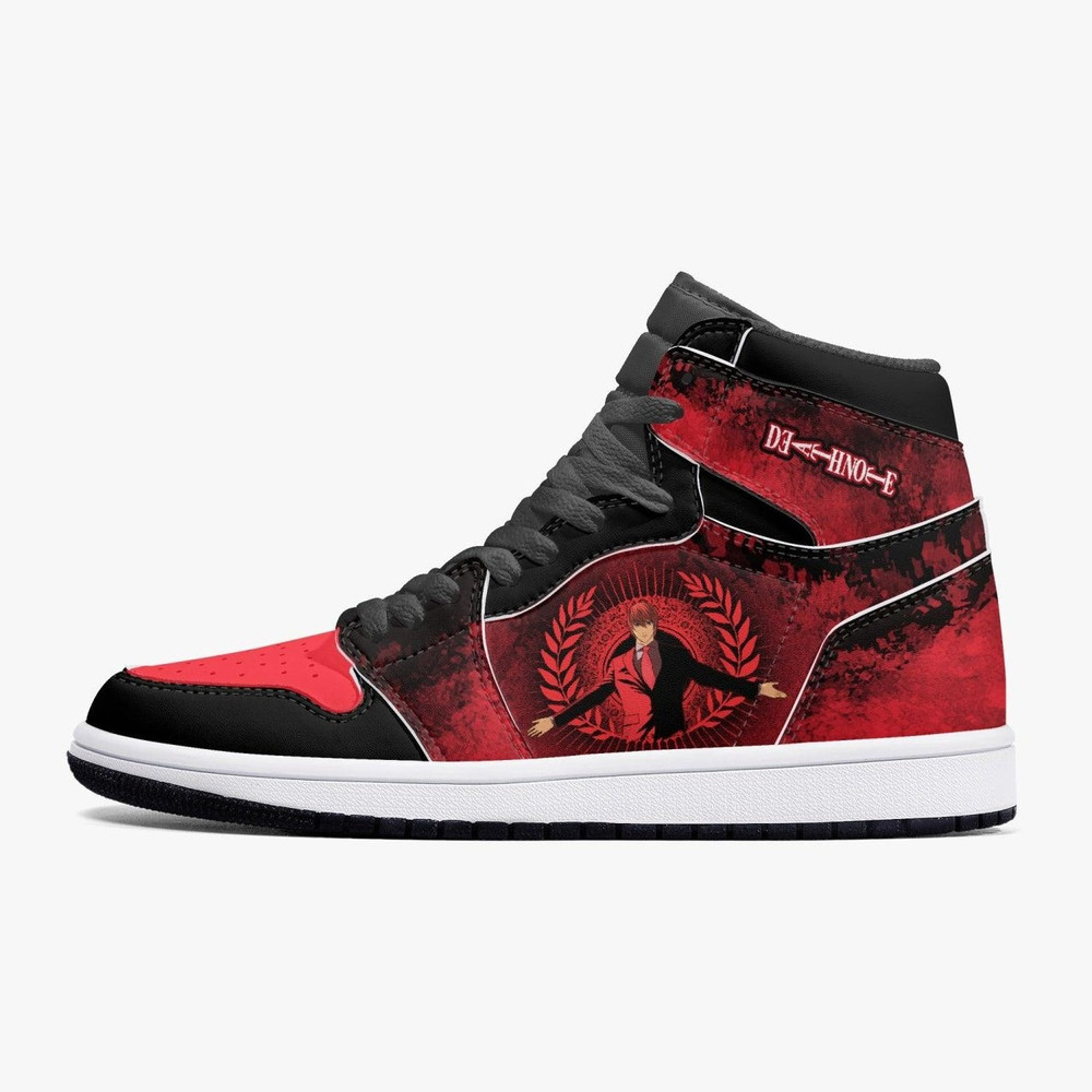Death Note Kira Red JD1 Shoes, Sakata Gintoki Gintama Jordan 1 Shoes, Sakata Gintoki Gintama Sneaker Shoes