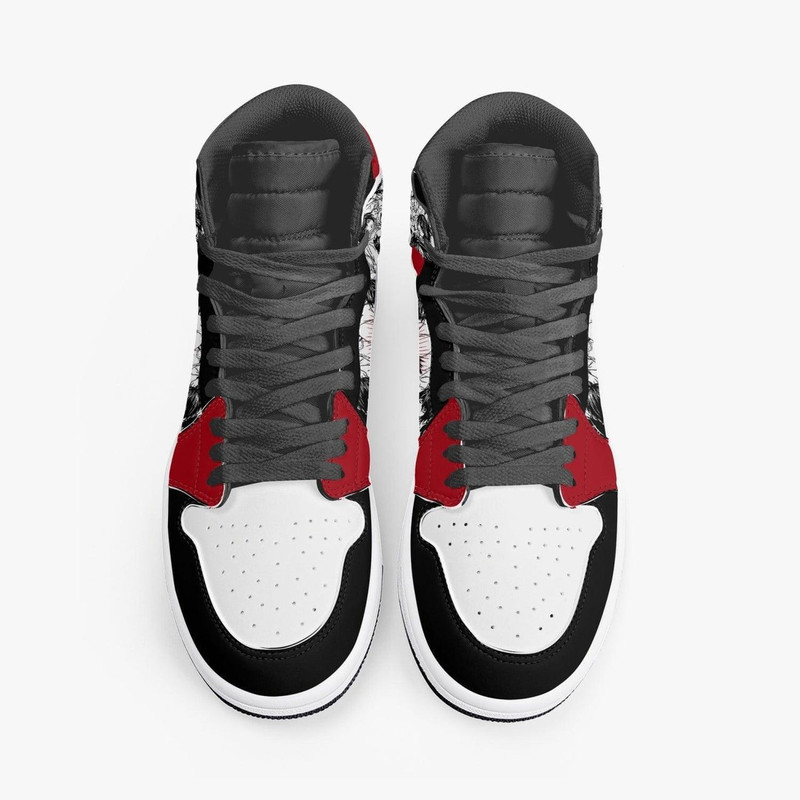 Death Note L JD1 Shoes, Sakata Gintoki Gintama Jordan 1 Shoes, Sakata Gintoki Gintama Sneaker Shoes