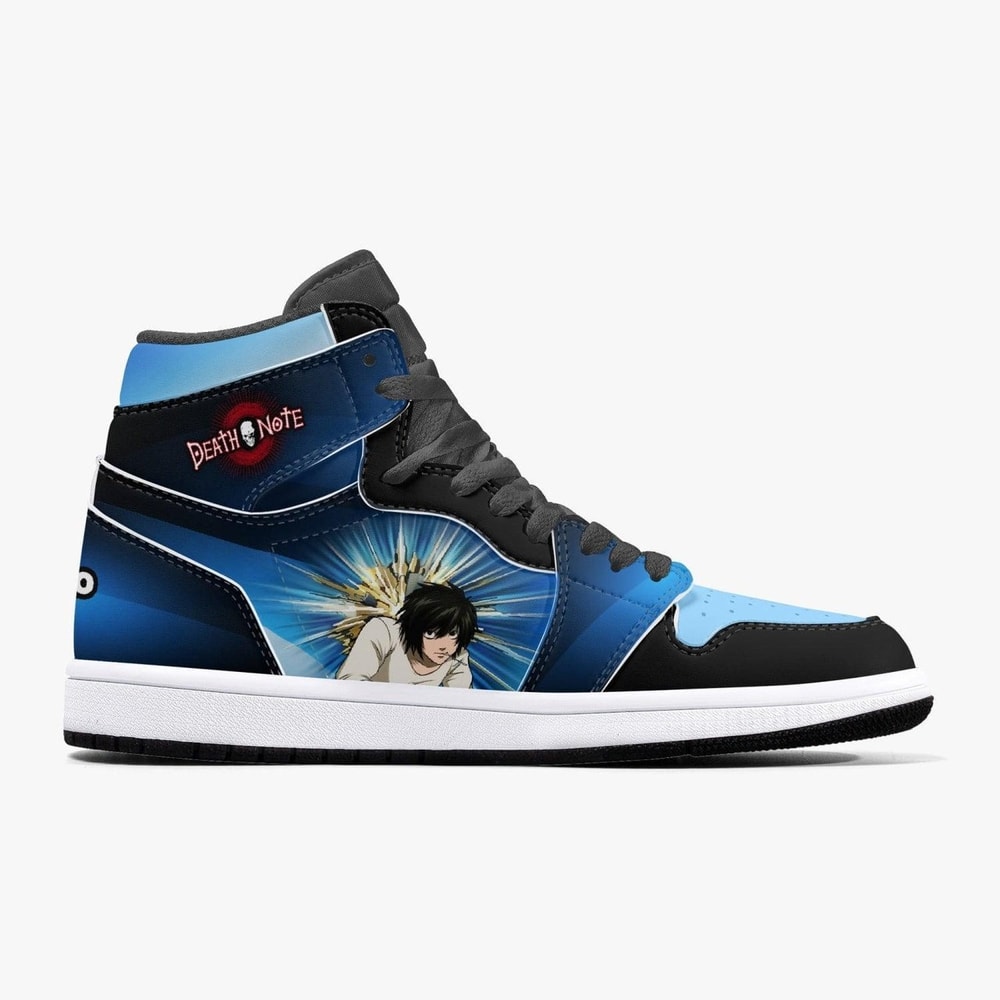 Death Note L Blue JD1 Shoes, Sakata Gintoki Gintama Jordan 1 Shoes, Sakata Gintoki Gintama Sneaker Shoes
