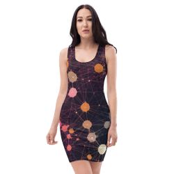 all over printed women cut and hand sewn made especially bodycon dress fitted dresses sleeveless sexy party wear