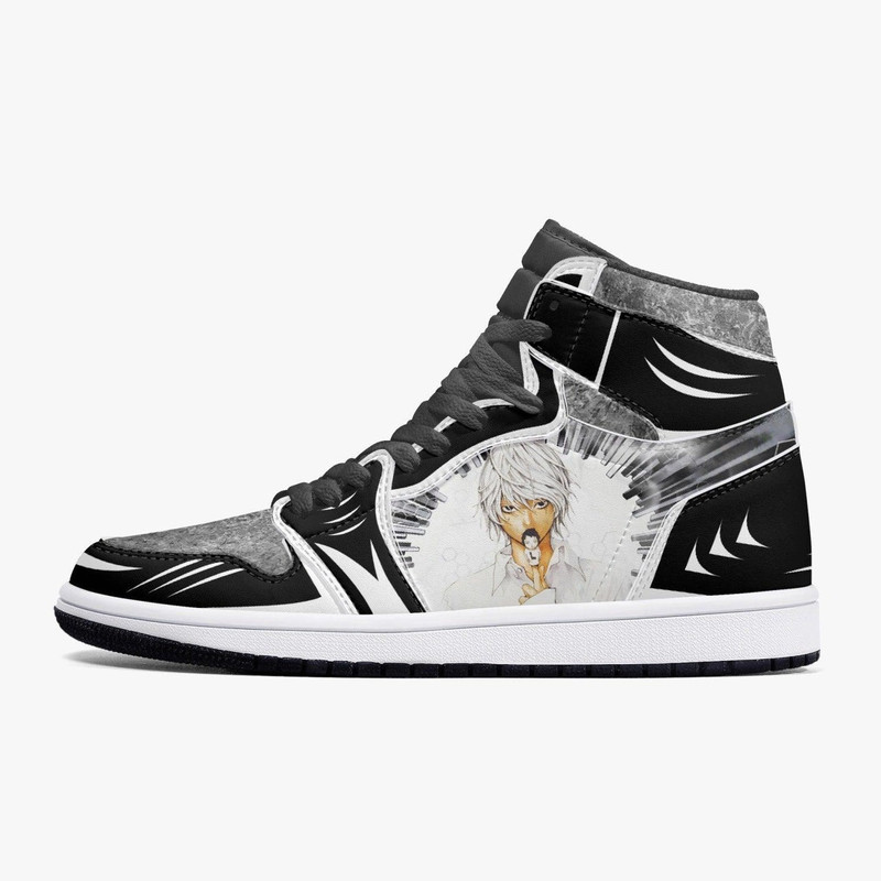 Death Note Near JD1 Shoes, Sakata Gintoki Gintama Jordan 1 Shoes, Sakata Gintoki Gintama Sneaker Shoes