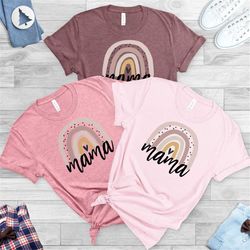 mother day gift for grandma, mother day gift from son, blessed mama shirt,mama rainbow shirt, mother day gift, rainbow m