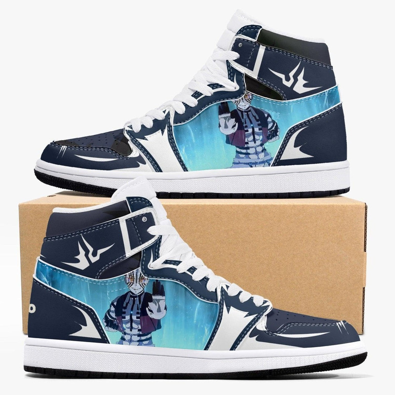 Demon Slayer Akaza JD1 Shoes, Sakata Gintoki Gintama Jordan 1 Shoes, Sakata Gintoki Gintama Sneaker Shoes