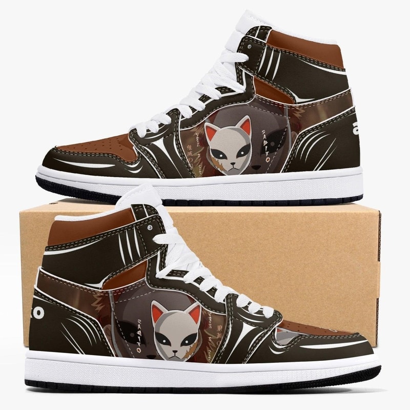 Demon Slayer SABITO JD1 Shoes, Sakata Gintoki Gintama Jordan 1 Shoes, Sakata Gintoki Gintama Sneaker Shoes
