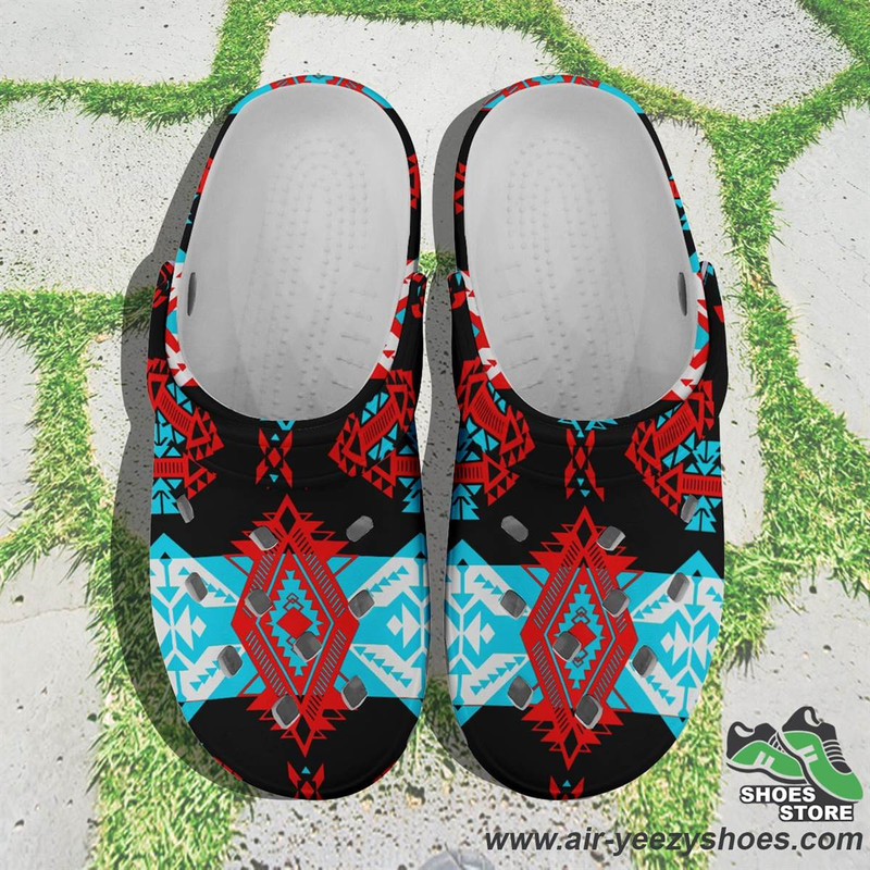 Sovereign Nation Trade Blanket Muddies Unisex Crocs Shoes.jpg