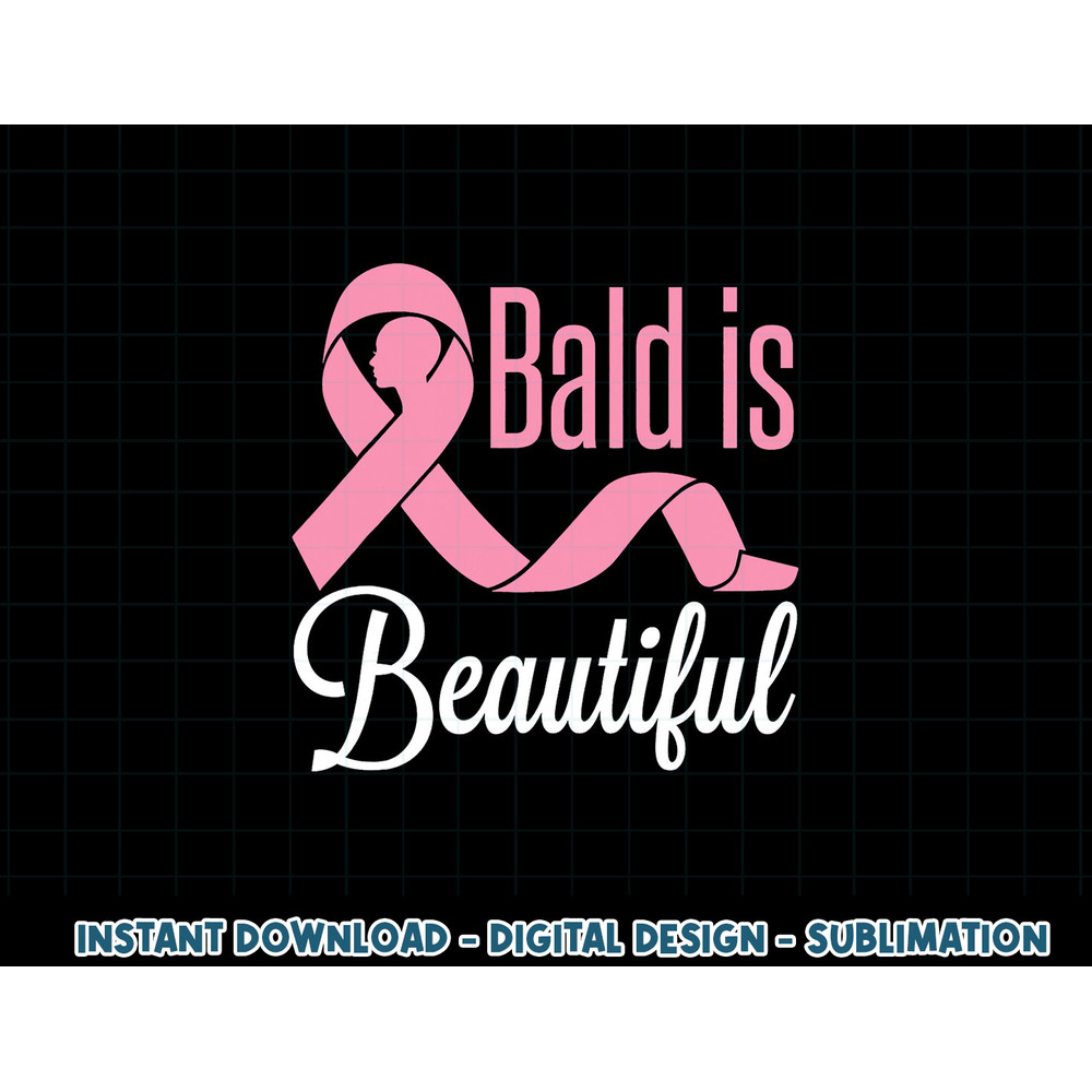 Bald Is Beautiful Breast Cancer Awareness Warrior Fighter T-Shirt copy.jpg