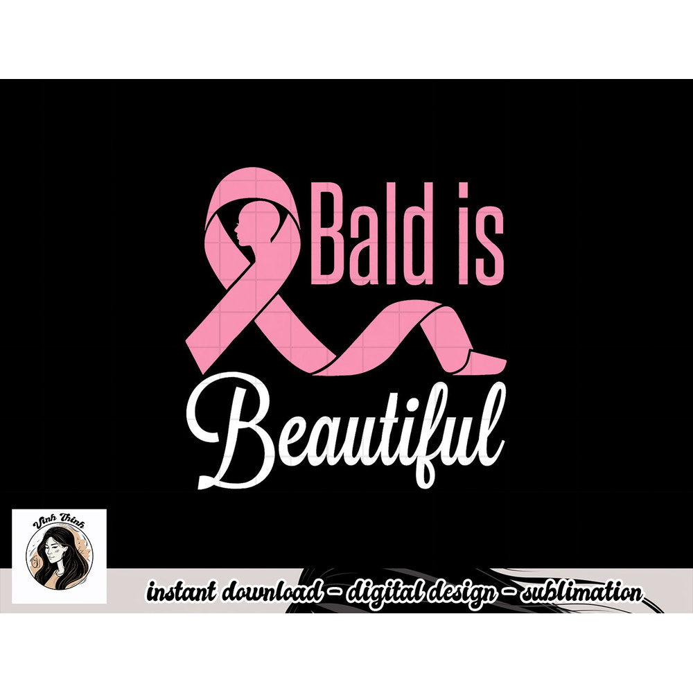 Bald Is Beautiful Breast Cancer Awareness Warrior Fighter T-Shirt copy.jpg
