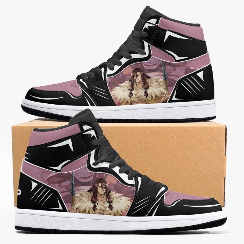 Dr Stone Tsukasa Shishio JD1 Shoes, Sakata Gintoki Gintama Jordan 1 Shoes, Sakata Gintoki Gintama Sneaker Shoes