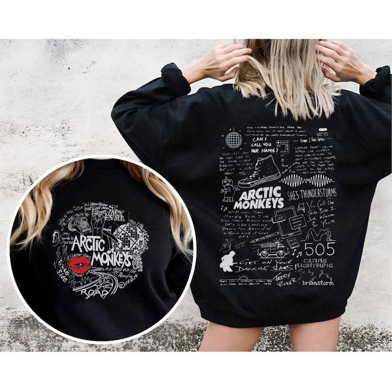 2023 Arctic Monkeys North American Tour T-Shirt, Arctic Monkeys Tour 2023 T-Shirt, Arctic Monkeys Band Shirt, 2023 Music Concert Tour Shirt - 1.jpg