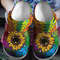 Sunflower Hippie Colorful Crocs Clog Shoes.jpg