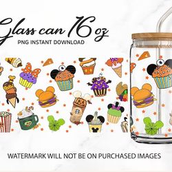 Halloween Can Glass Wrap, 16oz Can Glass, Trick or Treat Can Glass, Boo Bash Can Glass, Libbey Can Glass Wrap,Tumbler Wr