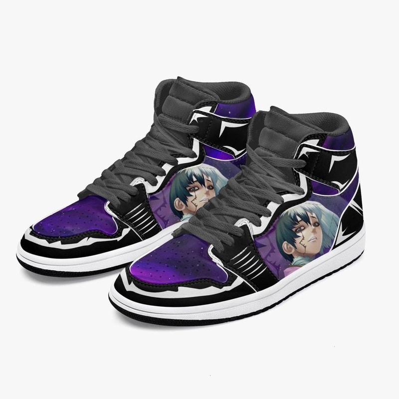 Dr Stone Gen Asagiri JD1 Shoes, Sakata Gintoki Gintama Jordan 1 Shoes, Sakata Gintoki Gintama Sneaker Shoes