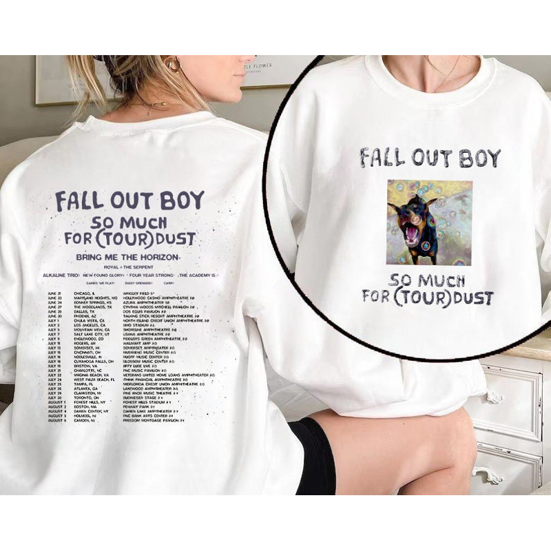 Fall Out Boy 2023 Tour Shirt, Fall Out Boy Band Fan Shirt, So Much (For) Stardust Tour Shirt, Fall Out Boy Concert 2023 Shirt - 2.jpg