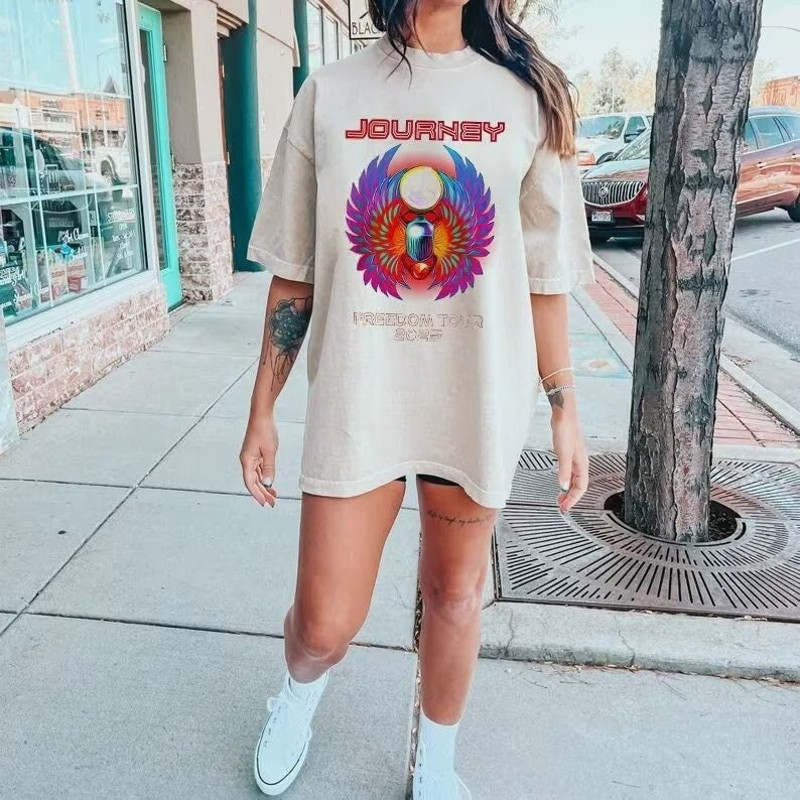 Journey Freedom Tour 2023 Sweashirt, Journey 50th Anniversary, Journey Tour 2023, Journey Concert Shirt, Journey Fan Gift, Rock Tour Shirt - 3.jpg