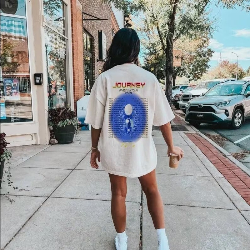 Journey Freedom Tour 2023 Sweashirt, Journey 50th Anniversary, Journey Tour 2023, Journey Concert Shirt, Journey Fan Gift, Rock Tour Shirt - 4.jpg