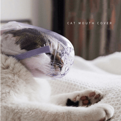 Breathable Cat Dog Muzzle Anti-bite Grooming Mask Pet Kitten Mouth Mask Cover Muzzle for a Cat Bath Cleaning Tool