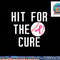 Baseball Breast Cancer Awareness Hit for the Cure Men Women T-Shirt copy.jpg