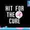 Baseball Breast Cancer Awareness Hit for the Cure Men Women T-Shirt copy.jpg