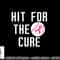 Baseball Breast Cancer Awareness Hit for the Cure Men Women T-Shirt copy.jpg