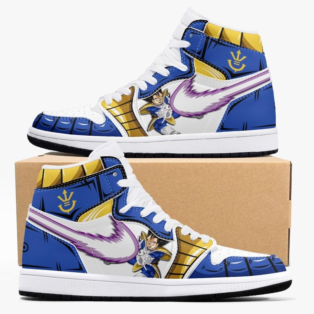 Dragon Ball Super Goku And Vegeta JD1 Shoes, Sakata Gintoki Gintama Jordan 1 Shoes, Sakata Gintoki Gintama Sneaker Shoes
