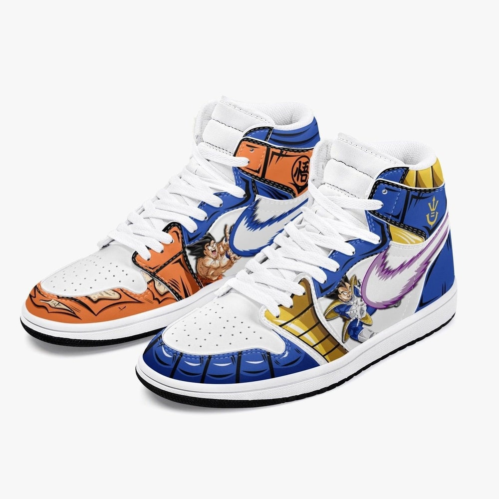Dragon Ball Super Goku And Vegeta JD1 Shoes, Sakata Gintoki Gintama Jordan 1 Shoes, Sakata Gintoki Gintama Sneaker Shoes