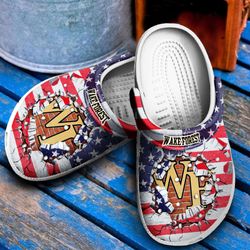 wake forest demon deacons crocs clog shoes, wake forest demon deacons, football crocs, sport crocs, sport and team crocs