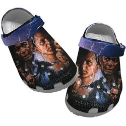 movie sandals, movie crocs, shawshank redemption, shawshank redemption clog shoes unisex, the shawshank redemption crocs