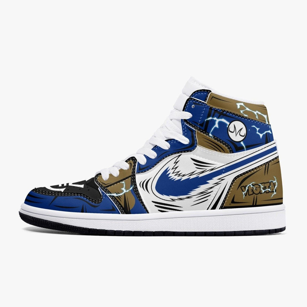Dragon Ball Super Vegeta JD1 Shoes, Sakata Gintoki Gintama Jordan 1 Shoes, Sakata Gintoki Gintama Sneaker Shoes