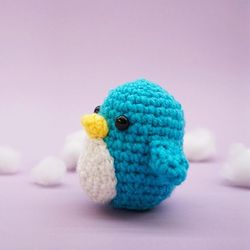 crochet  patterns  toys penguin downloadable pdf, english