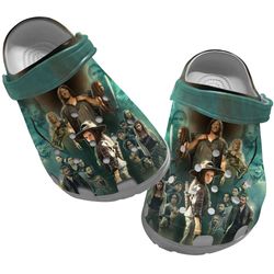 movie sandals, the walking dead crocs, movie crocs, the walking dead, the walking dead clog shoes unisex