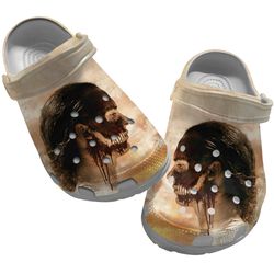 movie crocs, the walking dead clog shoes unisex, movie sandals, the walking dead, the walking dead crocs